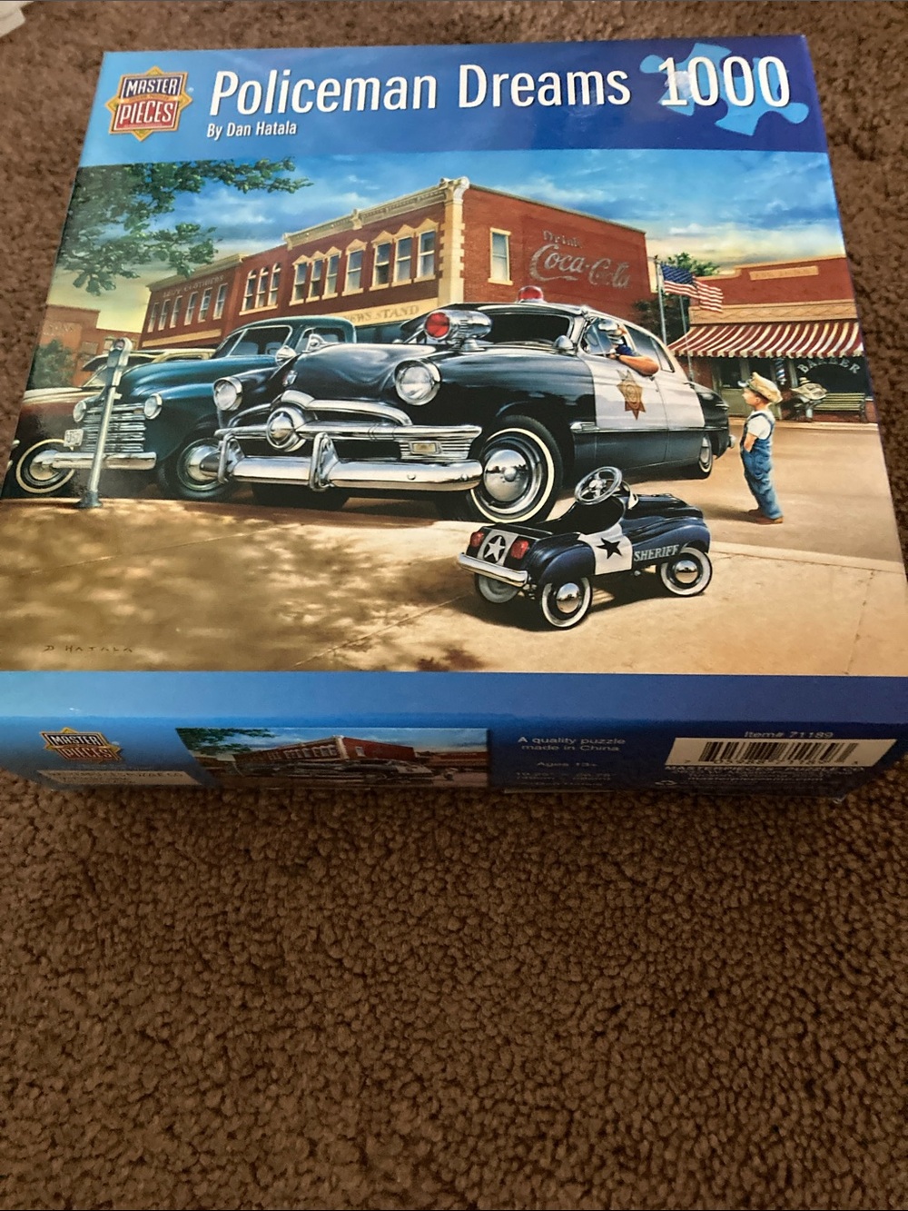 MasterPieces Policeman Dreams 1000-Piece Puzzle - Blue
